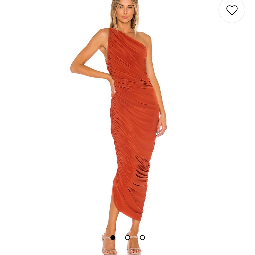 REVOLVE Norma Kamali Diana Gown, Color Cinnamon, Size S